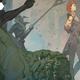 A crop of the cover of Dune: House Atreides #10 by Boom Studios featuring a stately man being protected by a warrior behind him.